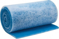 Made in USA - 15' Long x 25" Wide x 1" Thick Polyester Media Air Filter Media Roll - MERV 7, 86% Arrestance Efficiency, 500 FPM Max Air Flow, 0.14" wpg Init Resist, 1" wpg Final Resist, Use with Any Unit - Americas Industrial Supply