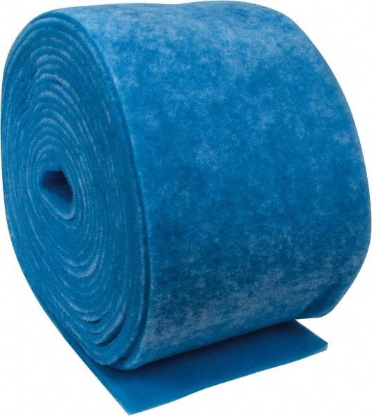 Made in USA - 90' Long x 20" Wide x 1" Thick Polyester Media Air Filter Media Roll - MERV 7, 86% Arrestance Efficiency, 500 FPM Max Air Flow, 0.14" wpg Init Resist, 1" wpg Final Resist, Use with Any Unit - Americas Industrial Supply