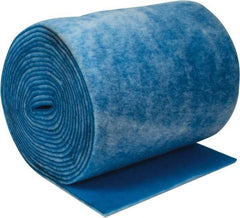 Made in USA - 90' Long x 36" Wide x 1" Thick Polyester Media Air Filter Media Roll - MERV 7, 86% Arrestance Efficiency, 500 FPM Max Air Flow, 0.14" wpg Init Resist, 1" wpg Final Resist, Use with Any Unit - Americas Industrial Supply