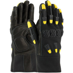 ‎73-2000/L Task Specific Gloves - FR Treated Synthetic Leather Glove - Kevlar Lined - Reinforced Palm - Exact Industrial Supply