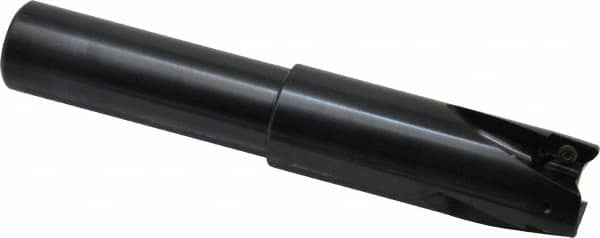 Kennametal - 1-1/2" Cut Diam, 0.71" Max Depth of Cut, 1-1/4" Shank Diam, 8" OAL, Indexable Square Shoulder End Mill - EC18.., EP18.. Inserts, Cylindrical Shank, 0° Lead Angle - Americas Industrial Supply