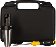 Kennametal - 1-1/4" Cut Diam, 0.71" Max Depth of Cut, 5.562" OAL, Indexable Square Shoulder End Mill - EC18.., EP18.. Inserts, CAT 40 Taper Shank, 0° Lead Angle, Through Coolant - Americas Industrial Supply