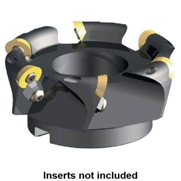 Kennametal - 2" Cut Diam, 0.29" Max Depth, 3/4" Arbor Hole, 3 Inserts, RFCW 53... Insert Style, Indexable Copy Face Mill - KSSR Cutter Style, 31,900 Max RPM, 1-3/4 High, Series KSSR-RPF - Americas Industrial Supply