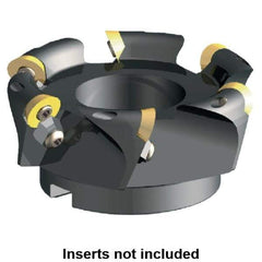 Kennametal - 2" Cut Diam, 0.29" Max Depth, 3/4" Arbor Hole, 3 Inserts, RFCW 53... Insert Style, Indexable Copy Face Mill - KSSR Cutter Style, 31,900 Max RPM, 1-3/4 High, Series KSSR-RPF - Americas Industrial Supply