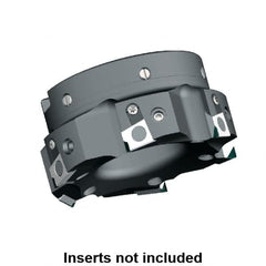 Kennametal - 10 Inserts, 160mm Cut Diam, 40mm Arbor Diam, 9.5mm Max Depth of Cut, Indexable Square-Shoulder Face Mill - 0/90° Lead Angle, 63mm High, BGHX 15L5... Insert Compatibility, Series Fix-Perfect - Americas Industrial Supply