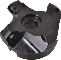 Kennametal - 62.99mm Cut Diam, 1" Arbor Hole, 6.6mm Max Depth of Cut, 45° Indexable Chamfer & Angle Face Mill - 4 Inserts, SEKT 1404... Insert, Right Hand Cut, 4 Flutes, Series KSSM - Americas Industrial Supply