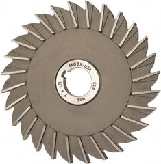 Made in USA - 7" Diam x 1/2" Width of Cut, 28 Teeth, High Speed Steel Side Milling Cutter - Straight Teeth, Uncoated - Americas Industrial Supply