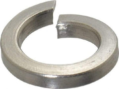 Value Collection - M8, 8.1mm ID, 2mm Thick High Collar Split Lock Washer - 18-8 Austenitic Grade A2 Stainless Steel, Uncoated, 8.1mm Min ID, 8.5mm Max ID, 12.7mm Max OD - Americas Industrial Supply