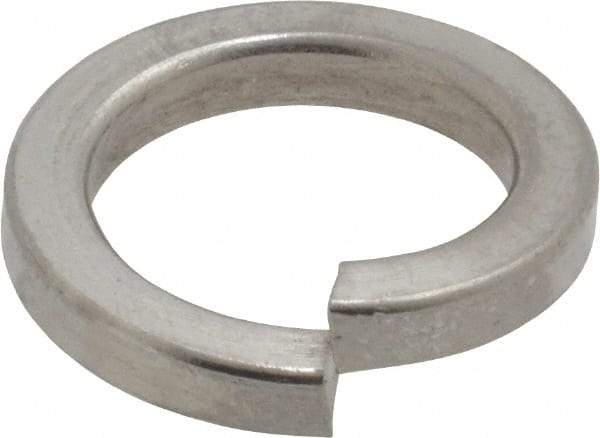 Value Collection - M14, 14.2mm ID, 3mm Thick High Collar Split Lock Washer - 18-8 Austenitic Grade A2 Stainless Steel, Uncoated, 14.2mm Min ID, 14.7mm Max ID, 21.1mm Max OD - Americas Industrial Supply