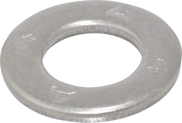 Value Collection - M8 Screw, Grade 316 Stainless Steel Standard Flat Washer - 8.4mm ID x 16mm OD, Plain Finish - Americas Industrial Supply