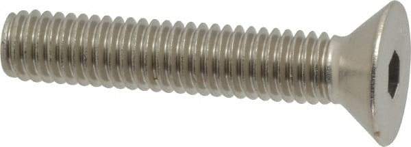 Value Collection - 3/8-16 UNC Hex Socket Drive, 82° Flat Screw - Grade 316 Stainless Steel, Fully Threaded, 2" OAL - Americas Industrial Supply