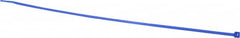 Made in USA - 14-1/4" Long Blue Nylon Standard Cable Tie - 50 Lb Tensile Strength, 1.32mm Thick, 8" Max Bundle Diam - Americas Industrial Supply
