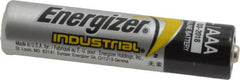 Ability One - Size AAA, Alkaline, Standard Battery - 1.5 Volts, Button Tab Terminal - Americas Industrial Supply