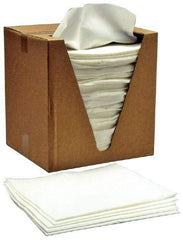 Ability One - Flat Fold General Purpose Wipes - 14-1/4" x 12-1/2" Sheet Size, White - Americas Industrial Supply