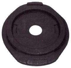 PRO-SAFE - Rubber Standard Channelizer Base - 25 Lb, Black - Americas Industrial Supply