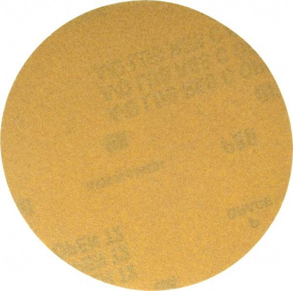 Made in USA - 5" Diam, 80 Grit, Aluminum Oxide Hook & Loop Disc - Medium Grade, Coated, C Weight Paper Backing, - Americas Industrial Supply