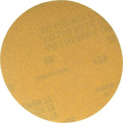 Made in USA - 5" Diam, 80 Grit, Aluminum Oxide Hook & Loop Disc - Medium Grade, Coated, C Weight Paper Backing, - Americas Industrial Supply