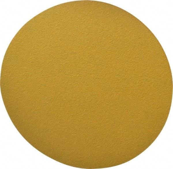 Made in USA - 5" Diam, 100 Grit, Aluminum Oxide Hook & Loop Disc - Fine Grade, Coated, C Weight Paper Backing, - Americas Industrial Supply