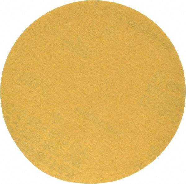 Made in USA - 5" Diam, 180 Grit, Aluminum Oxide Hook & Loop Disc - Very Fine Grade, Coated, C Weight Paper Backing, - Americas Industrial Supply