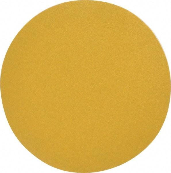 Made in USA - 6" Diam, 100 Grit, Aluminum Oxide Hook & Loop Disc - Fine Grade, Coated, C Weight Paper Backing, - Americas Industrial Supply