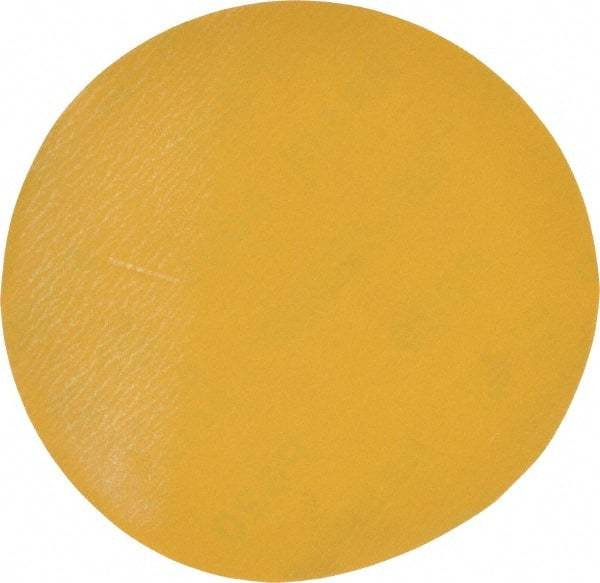 Made in USA - 6" Diam, 320 Grit, Aluminum Oxide Hook & Loop Disc - Extra Fine Grade, Coated, C Weight Paper Backing, - Americas Industrial Supply