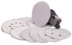 Made in USA - 6" Diam, 180 Grit, Silicon Carbide Hook & Loop Disc - Very Fine Grade, Coated, B Weight Paper Backing, - Americas Industrial Supply