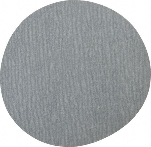Made in USA - 5" Diam, 320 Grit, Silicon Carbide Hook & Loop Disc - Extra Fine Grade, Coated, B Weight Paper Backing, - Americas Industrial Supply