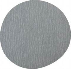 Made in USA - 5" Diam, 320 Grit, Silicon Carbide Hook & Loop Disc - Extra Fine Grade, Coated, B Weight Paper Backing, - Americas Industrial Supply