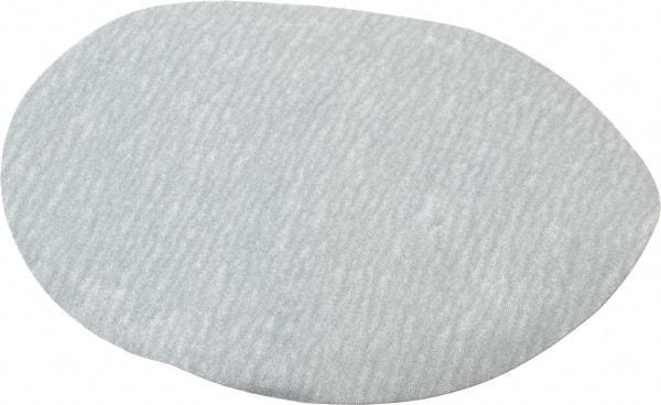 Made in USA - 6" Diam, 320 Grit, Silicon Carbide Hook & Loop Disc - Extra Fine Grade, Coated, B Weight Paper Backing, - Americas Industrial Supply