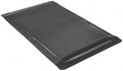 Wearwell - 5' Long x 3' Wide, Dry Environment, Anti-Fatigue Matting - Black, Vinyl with Vinyl Sponge Base, Beveled on 4 Sides - Americas Industrial Supply