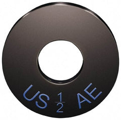 Jergens - 1" Screw, Case Hardened Steel USS/SAE Flat Washer - 1-1/16" ID x 2-1/2" OD, 1/4" Thick, Black Oxide Finish - Americas Industrial Supply