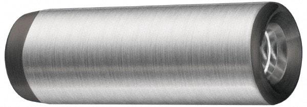 Jergens - 3/4" Diam x 1-1/2" Pin Length Alloy Steel Pull Out Dowel Pin - C 47-58 & C 60-64 (Surface) Hardness, 1 Beveled & 1 Threaded End - Americas Industrial Supply