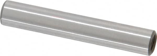 Jergens - 1/4" Diam x 1-1/2" Pin Length Alloy Steel Pull Out Dowel Pin - C 47-58 & C 60-64 (Surface) Hardness, 1 Beveled & 1 Threaded End - Americas Industrial Supply