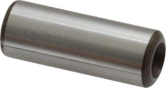 Jergens - 3/8" Diam x 1" Pin Length Alloy Steel Pull Out Dowel Pin - C 47-58 & C 60-64 (Surface) Hardness, 1 Beveled & 1 Threaded End - Americas Industrial Supply