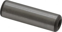 Jergens - 3/8" Diam x 1-1/4" Pin Length Alloy Steel Pull Out Dowel Pin - C 47-58 & C 60-64 (Surface) Hardness, 1 Beveled & 1 Threaded End - Americas Industrial Supply