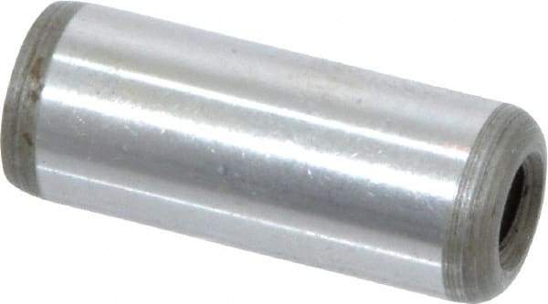 Jergens - 1/2" Diam x 1-1/4" Pin Length Alloy Steel Pull Out Dowel Pin - C 47-58 & C 60-64 (Surface) Hardness, 1 Beveled & 1 Threaded End - Americas Industrial Supply