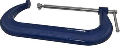 Gibraltar - Regular-Duty 12" Max Opening, 6-5/16" Throat Depth, Forged Steel Standard C-Clamp - 9,500 Lb Capacity, 2" Min Opening, Deep Throat - Americas Industrial Supply