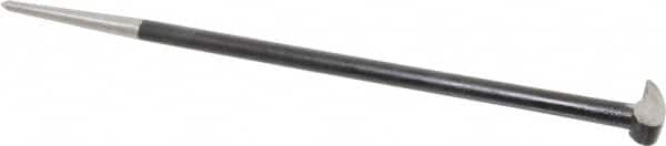 Value Collection - 16" OAL Rolling Head Pry Bar - 1/2" Wide, Chrome Vanadium - Americas Industrial Supply