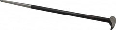 Value Collection - 20" OAL Rolling Head Pry Bar - 5/8" Wide, Chrome Vanadium - Americas Industrial Supply