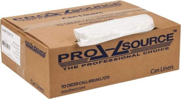 PRO-SOURCE - 0.31 mil Thick, Household/Office Trash Bags - 30" Wide x 36" High, Clear - Americas Industrial Supply