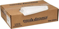 PRO-SOURCE - 0.35 mil Thick, Household/Office Trash Bags - 33" Wide x 39" High, Clear - Americas Industrial Supply