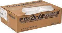 PRO-SOURCE - 0.47 mil Thick, Household/Office Trash Bags - 38" Wide x 58" High, Clear - Americas Industrial Supply