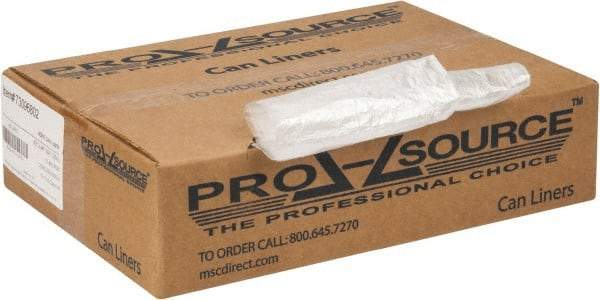 PRO-SOURCE - 0.39 mil Thick, Household/Office Trash Bags - 40" Wide x 46" High, Clear - Americas Industrial Supply