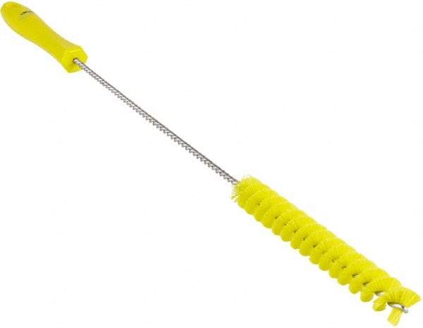 Vikan - 3/4" Diam Polyester Valve Brush - 19-5/8" OAL, 5-3/4" Head Length, Polypropylene & Stainless Steel Handle - Americas Industrial Supply