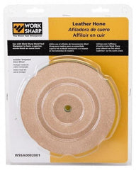 Work Sharp - 6 Inch Outside Diameter Leather Hone Kit - Work Sharp 3000 Machine Compatible - Americas Industrial Supply