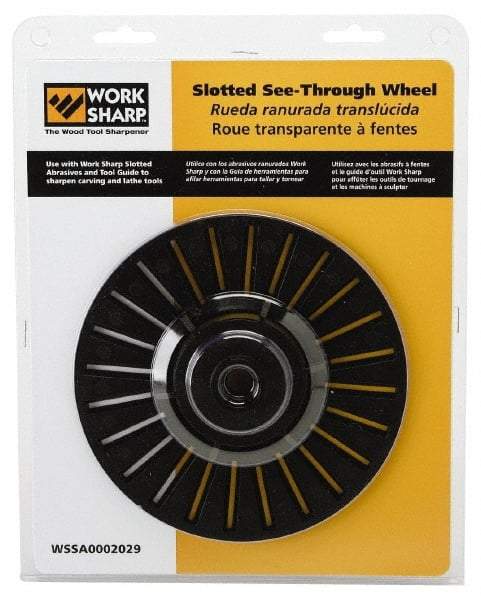 Work Sharp - 6 Inch Outside Diameter Slotted Wheel - Work Sharp 3000 Machine Compatible - Americas Industrial Supply