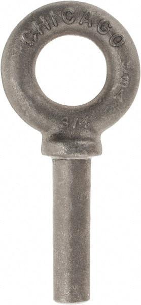 Gibraltar - Forged Steel, Fixed Blank Lifting Eye Bolt - 3" Shank, Shoulder - Americas Industrial Supply