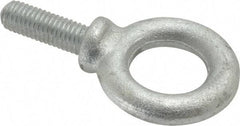 Gibraltar - 2,600 Lb Capacity, Forged Steel, 1/2-13 Thread, Fixed Lifting Eye Bolt - Fully Threaded, 1-1/2" Shank, 1-1/2" Thread Length, Shoulder - Americas Industrial Supply