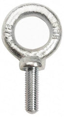 Gibraltar - 900 Lb Capacity, Forged Steel, 5/16-18 Thread, Fixed Lifting Eye Bolt - Fully Threaded, 1-1/8" Shank, 1-1/8" Thread Length, Shoulder - Americas Industrial Supply