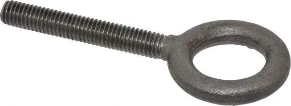 Gibraltar - 1,400 Lb Capacity, Steel, 3/8-16 Thread, Lifting Eye Bolt - Fully Threaded, 2-1/2" Shank, 2-1/2" Thread Length, No Shoulder - Americas Industrial Supply